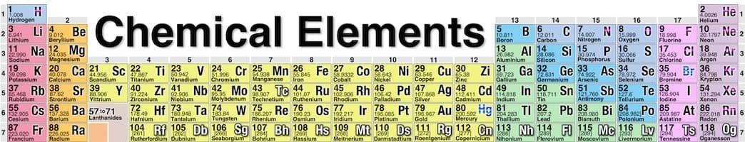 chemical elements